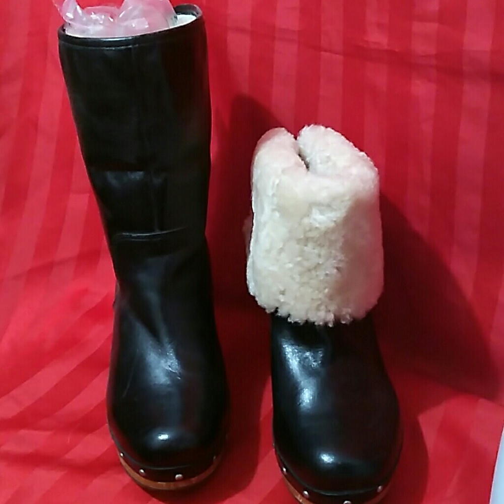 Black UGG boots